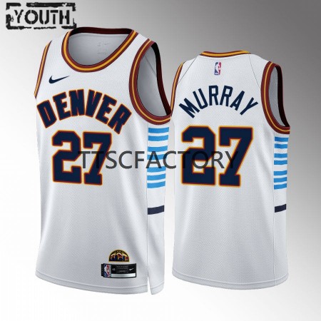Maglia NBA Denver Nuggets Jamal Murray 27 Nike 2022-23 City Edition Blu Swingman - Bambino